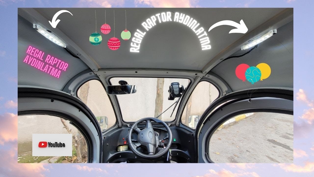 REGAL RAPTOR K5 ARAÇ İÇİ AYDINLATMA