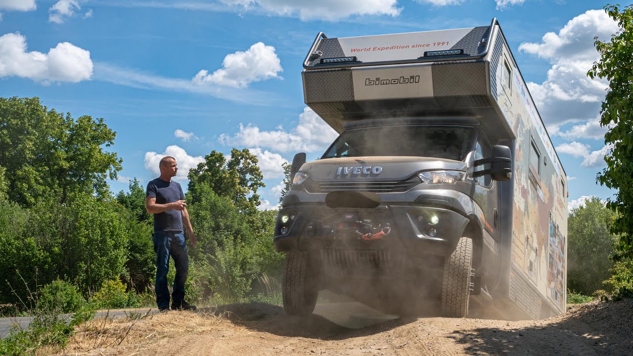 4 x4 Weltreise-Expeditions-Wohnmobil - bimobil EX 420 auf Iveco – Geländetauglichkeit und Komfort