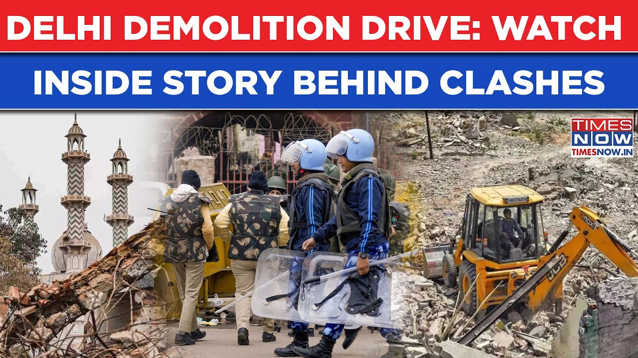 Delhi Demolition Drive: Action Begins After Clashes| Mosque, Graveyard- Inside Story Behind Unrest