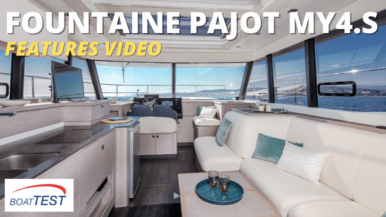 Fountaine Pajot MY4.S (2022) — Видеоролики с BoatTEST.com
