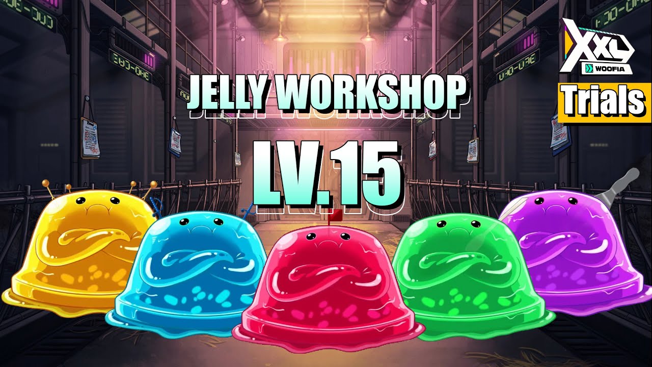 XXL Woofia — мастер-класс по желе, уровень 15 | 3 звезды