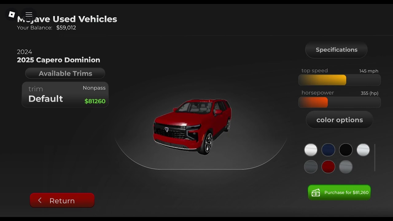 NEW UPDATE IN MOJAVE VALLEY ROBLOX REVEWING CARS