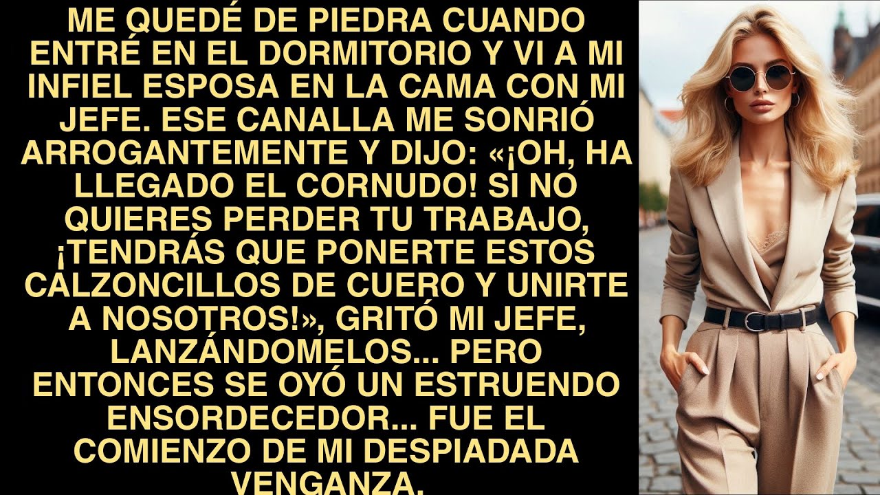 Me Quedé De Piedra Cuando Entré En El Dormitorio Y Vi A Mi Infiel Esposa En La Cama Con Mi Jefe.