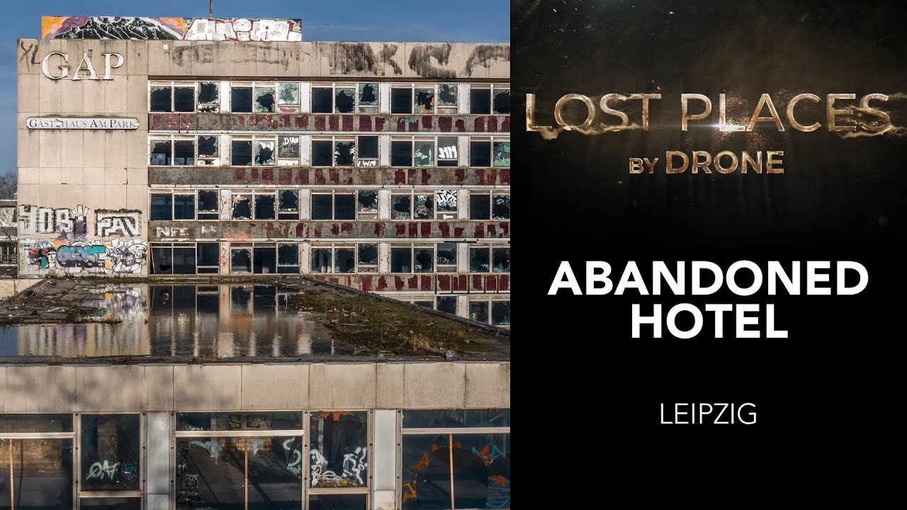 Abandoned Hotel - LEIPZIG| Lost Places by Drone (DJI Mavic 2 Pro, aerial video)