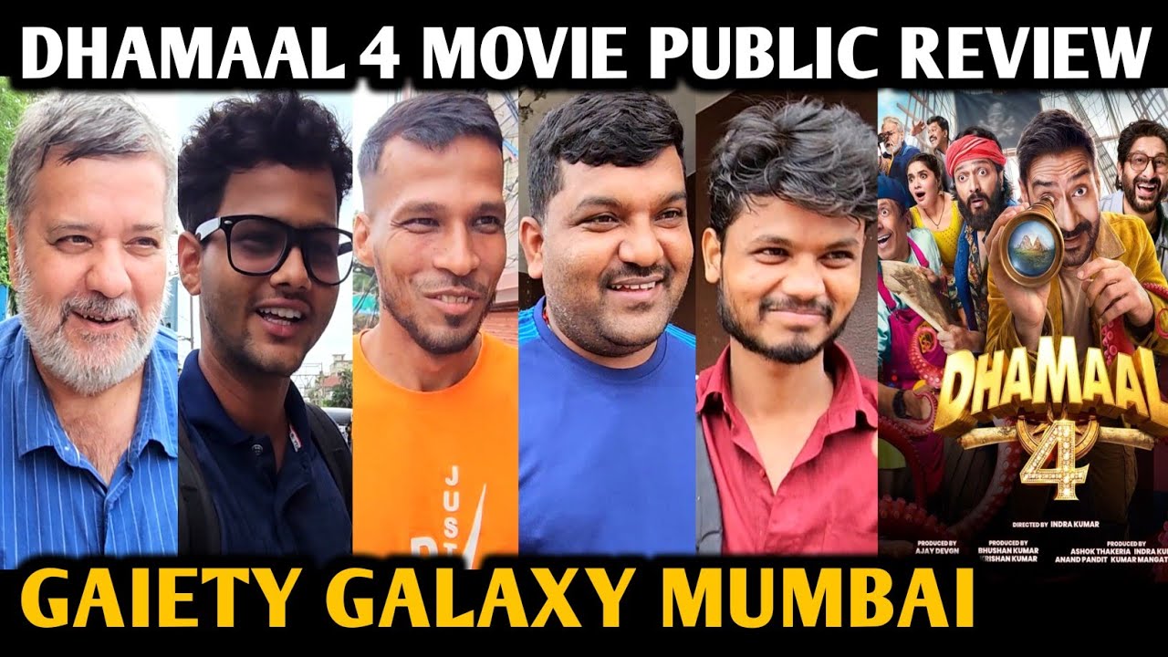 Dhamaal 4 Public Review | Gaiety Galaxy Mumbai | Ajay Devgn | Riteish Deshmukh | Indra Kumar