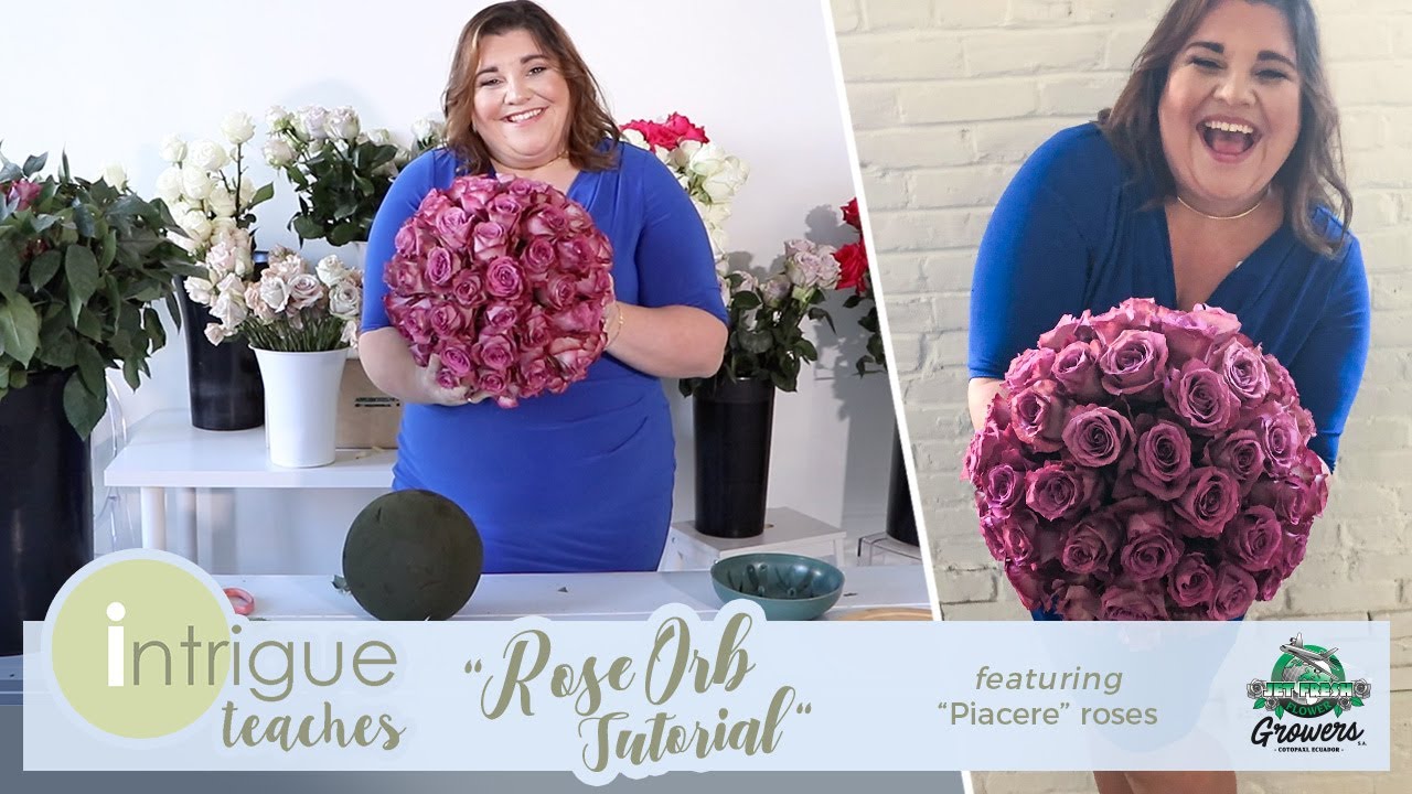 Rose Orb Centerpiece Tutorial - Intrigue Designs x Jet Fresh Flowers