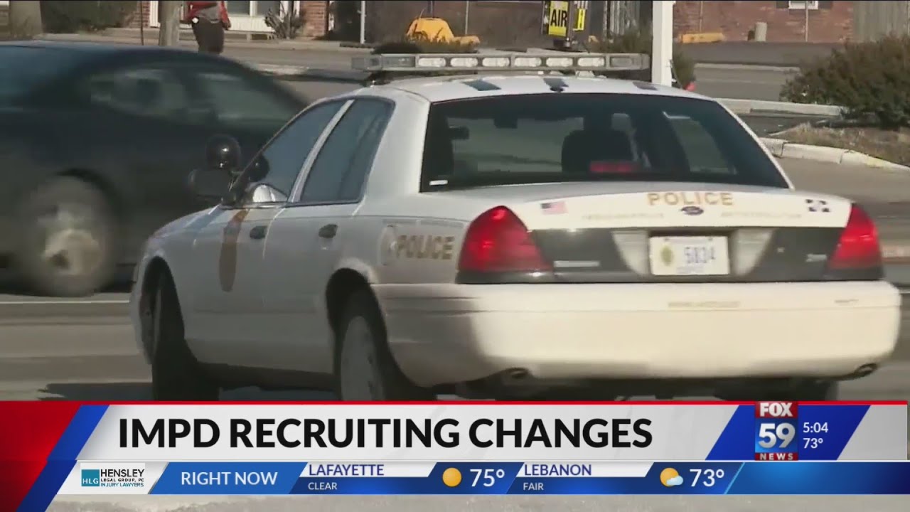 Indianapolis police changing recruiting tactics