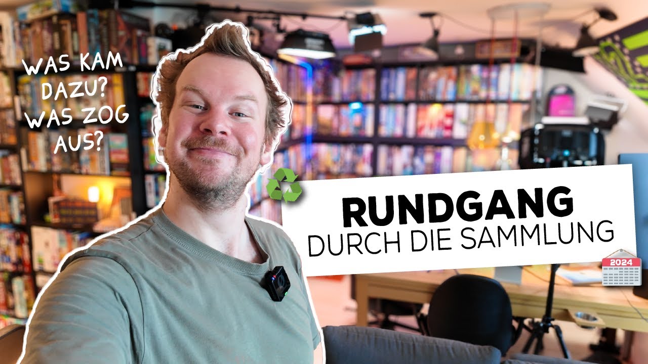 Meine Sammlung 2024🧍🏼‍♂️🎥 Wie sieht mein Brettspiel-Zimmer eigentlich aus?