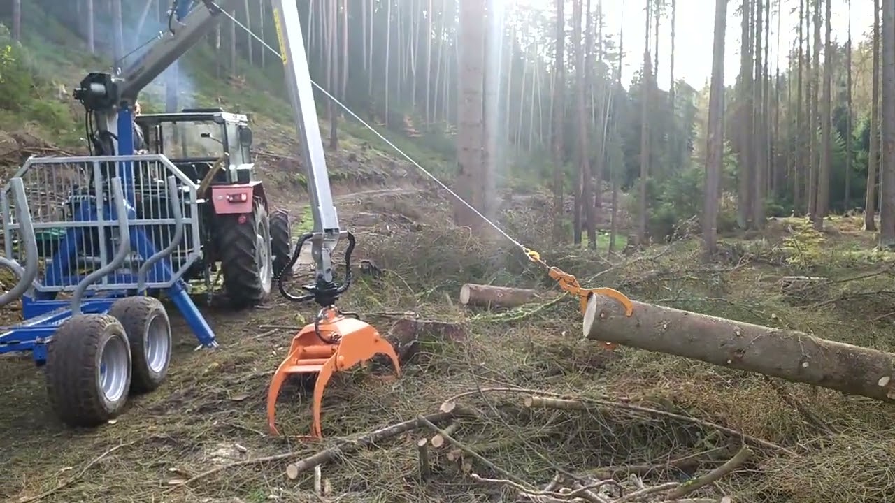 Zetor 7045  Scandic SC-53 mit Winde