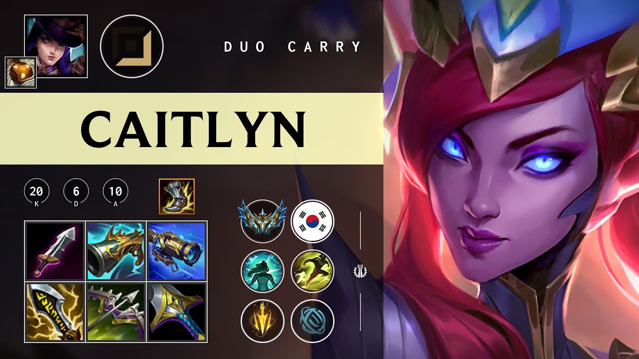 Caitlyn ADC vs Miss Fortune - KR Challenger Patch 26.02