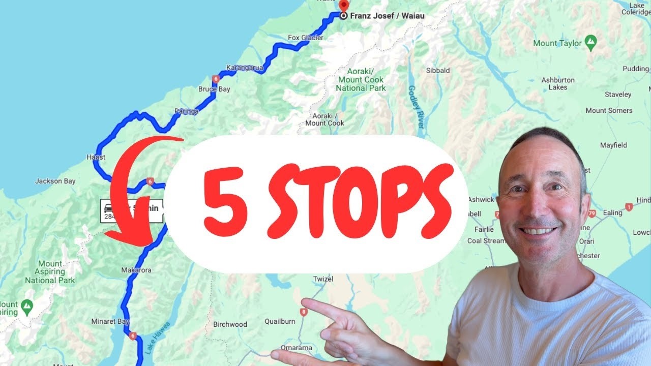 5 HIDDEN Stops on the Wanaka ➜ Franz Josef Drive