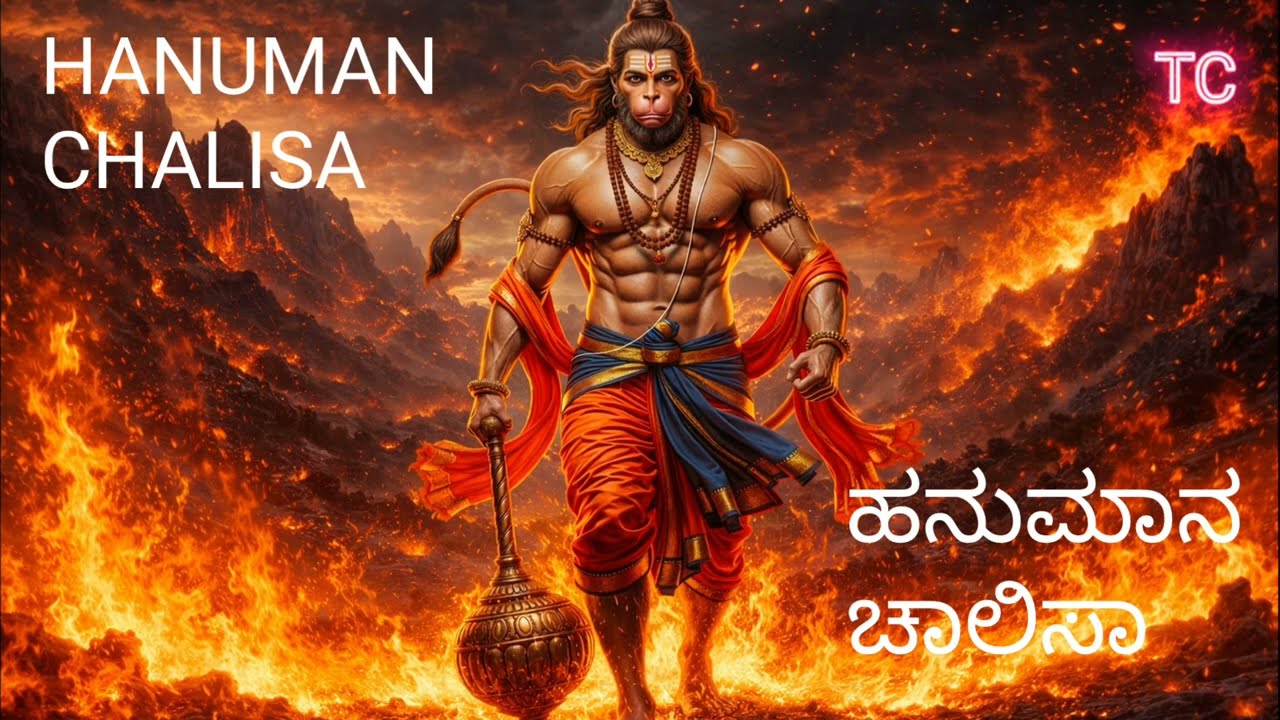 ಹನುಮಾನ್ ಚಾಲೀಸಾ | Hanuman Chalisa..हनुमानचालीसा| Positive Vibes. Relief & Positive Energy