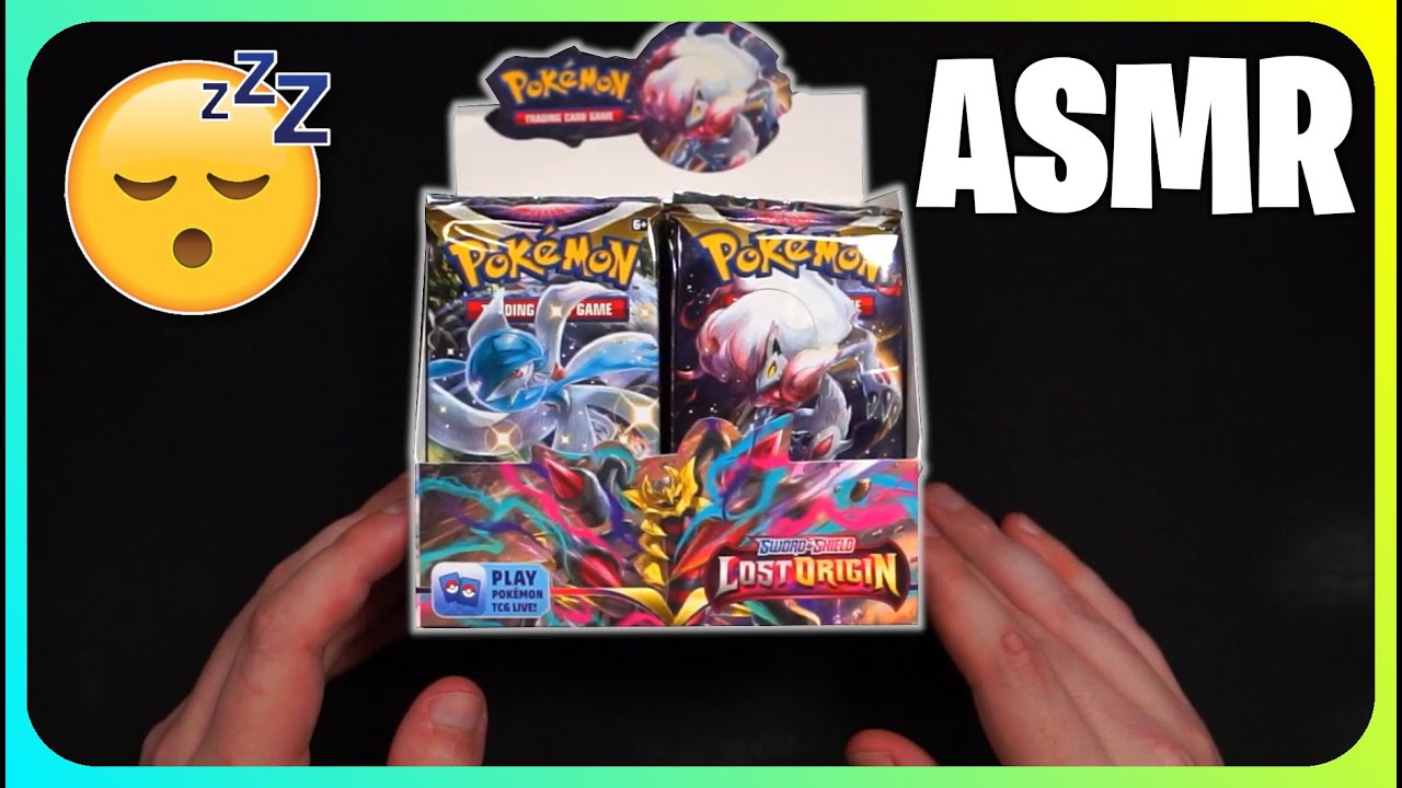 (ASMR) Pokemon Cards Lost Origins Relaxing Pack Opening