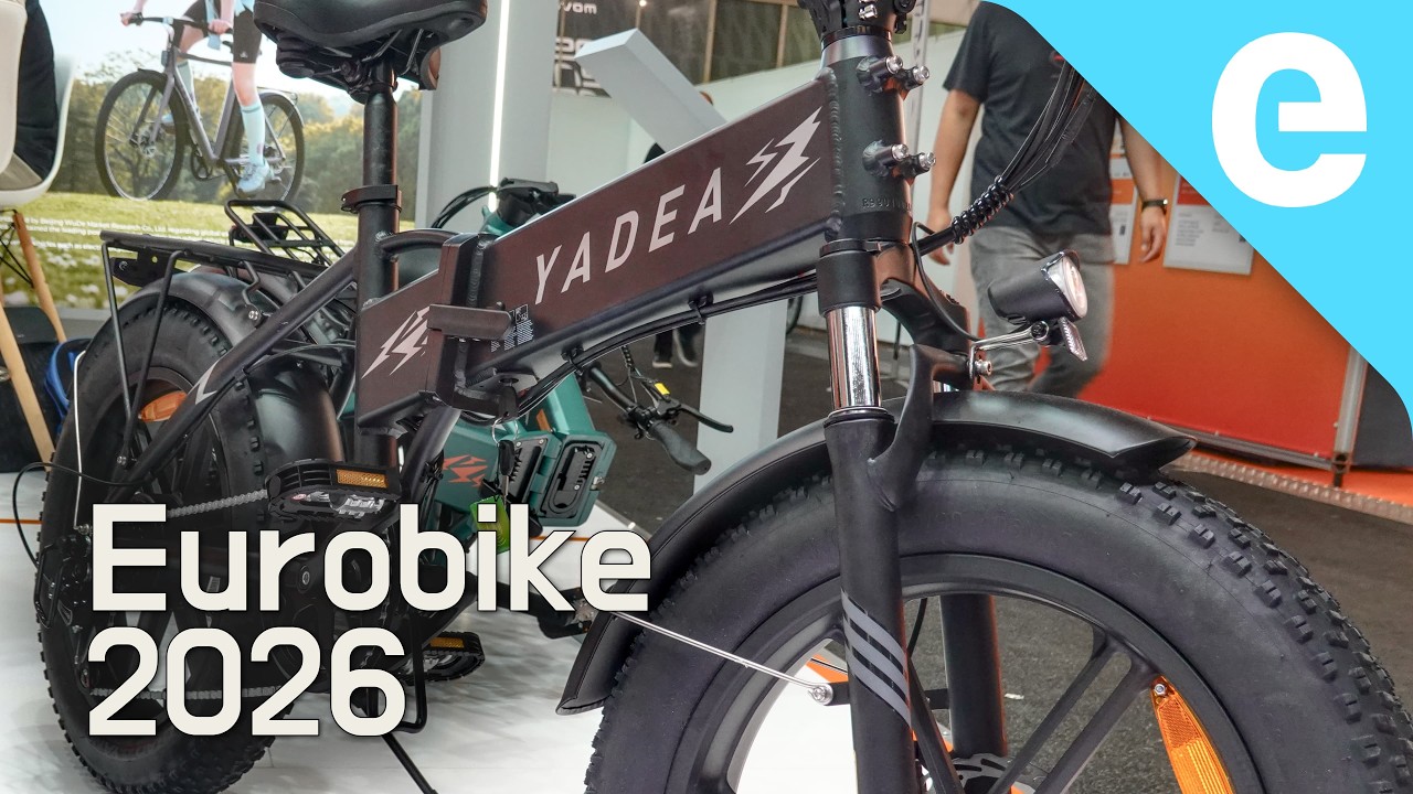 Двухподвесный электровелосипед для города Yadea Como на выставке Eurobike 2026