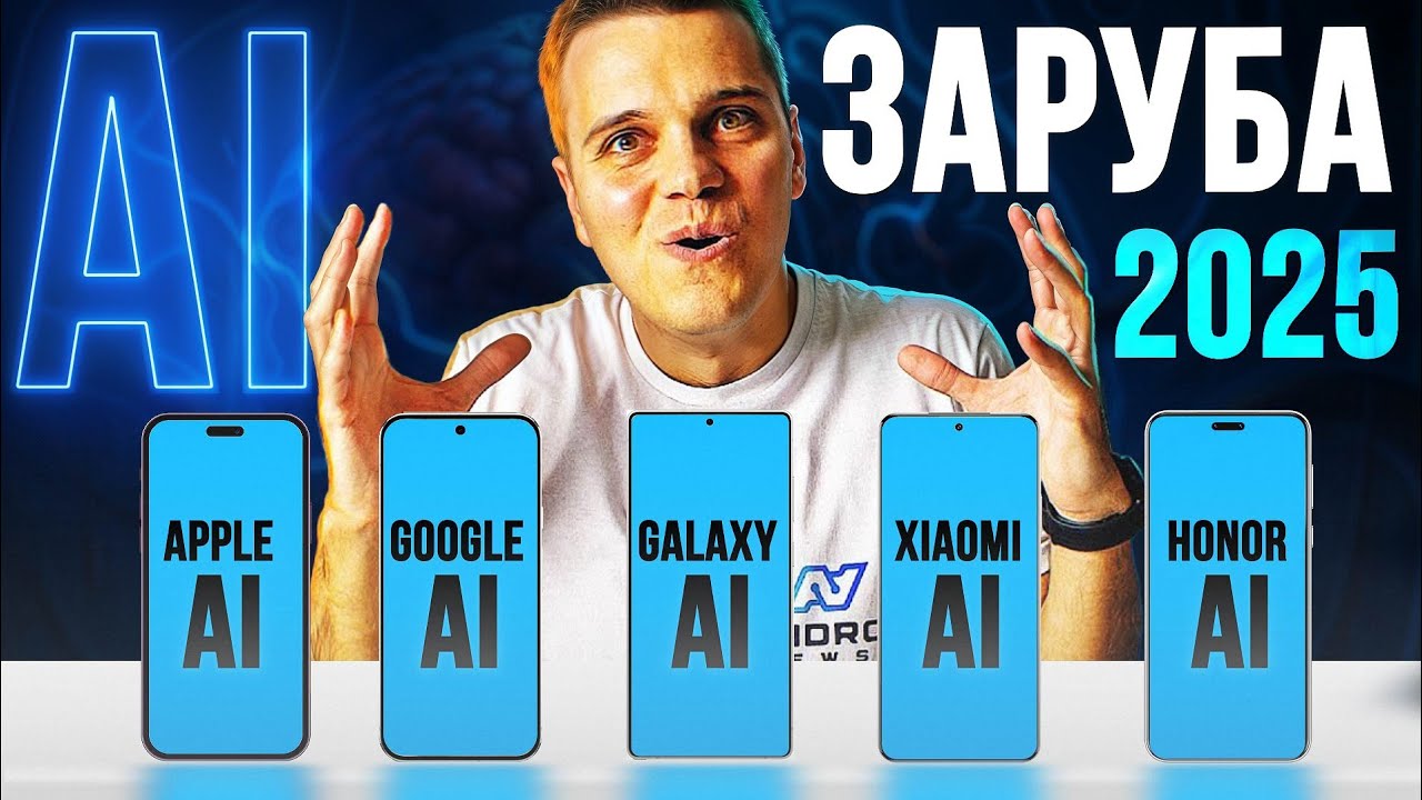 Заруба AI у Смартфонах 2025: Apple vs Samsung vs Google vs Xiaomi vs OnePlus vs Honor...