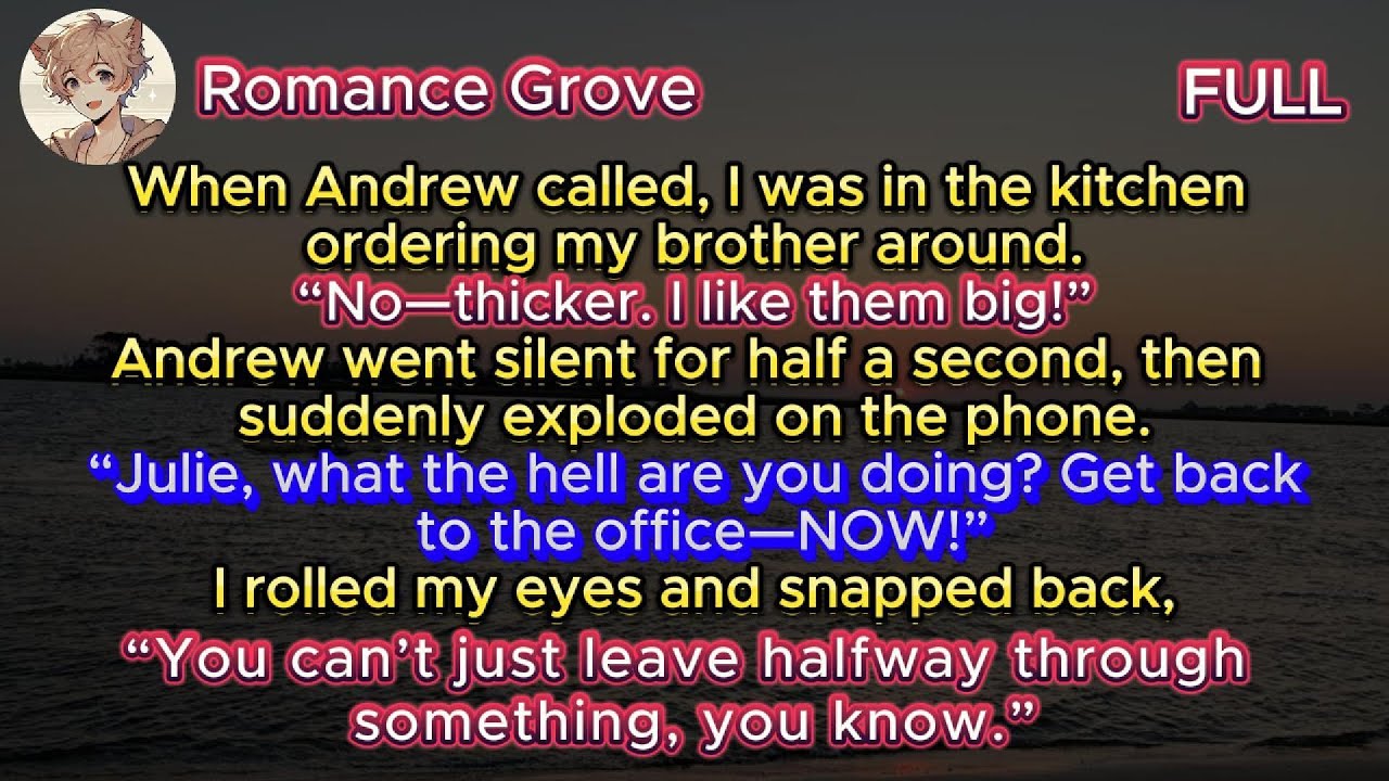 Когда Эндрю позвонил, я рявкала брату: «Нет, сделай толще. Мне нравятся крупные».