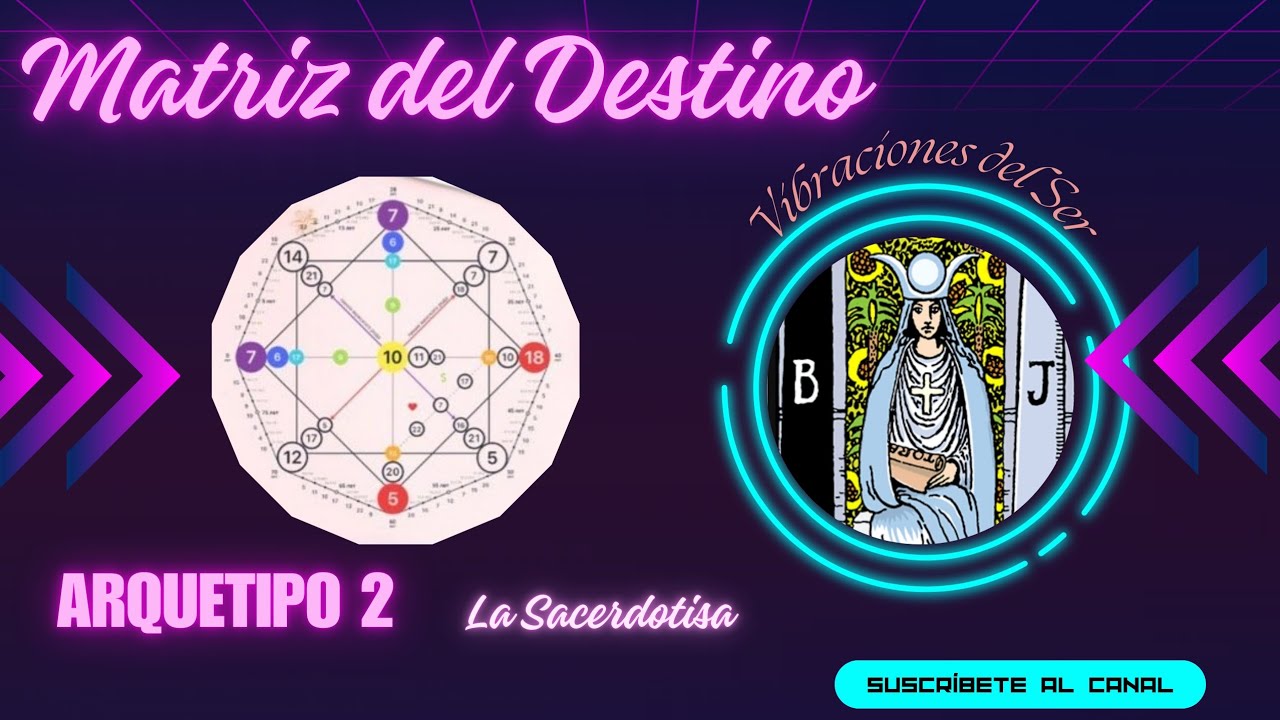 MATRIZ DEL DESTINO- ARQUETIPO 2 - LA SACERDOTISA