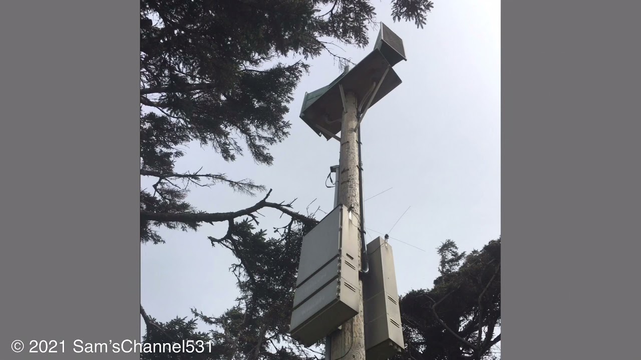 Cannon Beach, OR Dual Whelen WPS-3000 Tsunami Siren Test(Cannon Beach Cow)