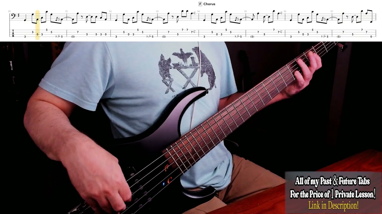 Blues Traveler-Run-Around-Bass Cover-Bass Tab