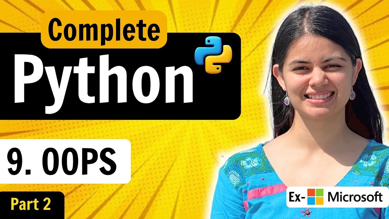 Lecture 9 : OOPS Part 2 | Object Oriented Programming | Python Full Course