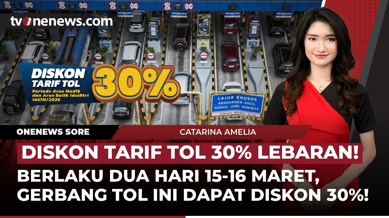 [LIVE] 🔴 Diskon Tol 30% di Trans Jawa, Kecelakaan Beruntun di Jalur Mudik Garut | OneNews Sore