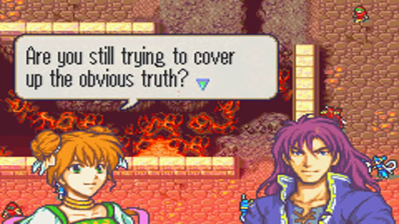 Fire Emblem The Sword of Seals: Lalum and Geese Support Conversations