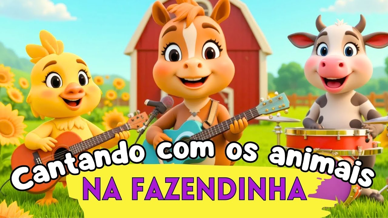 🎵 MÚSICA INFANTIL DA FAZENDINHA| Sons dos animais | KID'S farm song