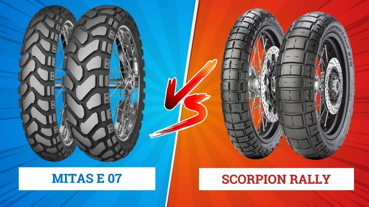 Mitas E 07 против Pirelli Scorpion Rally