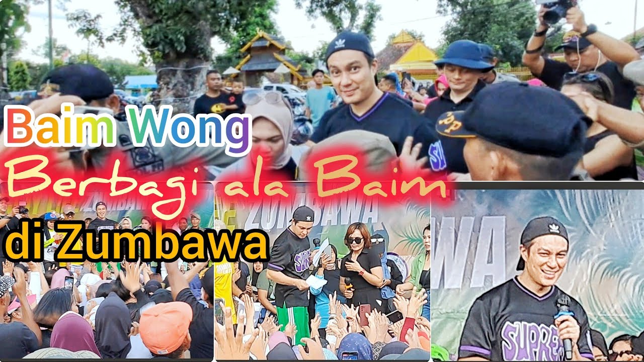 Baim Wong||Menyapa Sumbawa||Ramaiii Fulllll