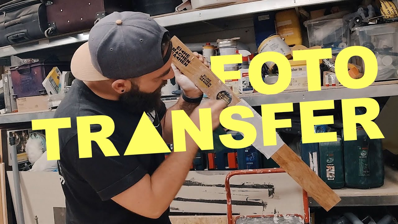 Fototransfer auf Holz: Mod Podge und richtig rubbeln!