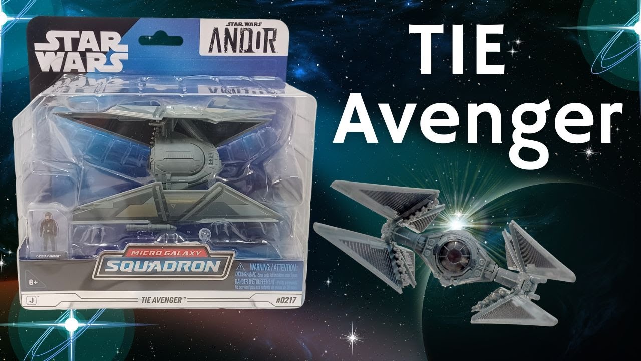 Andor TIE Avenger | Star Wars Micro Galaxy Squadron Series 10 | Jazwares