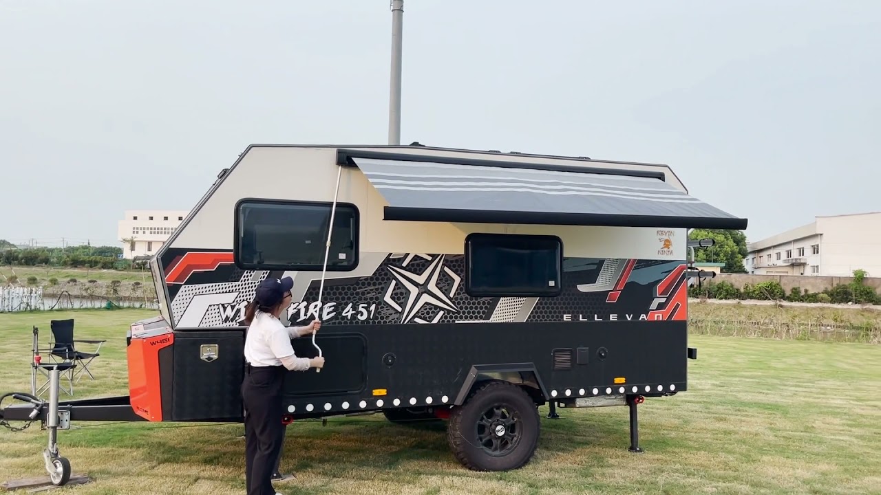 How to close the motorhome awning AWNLUX w5500