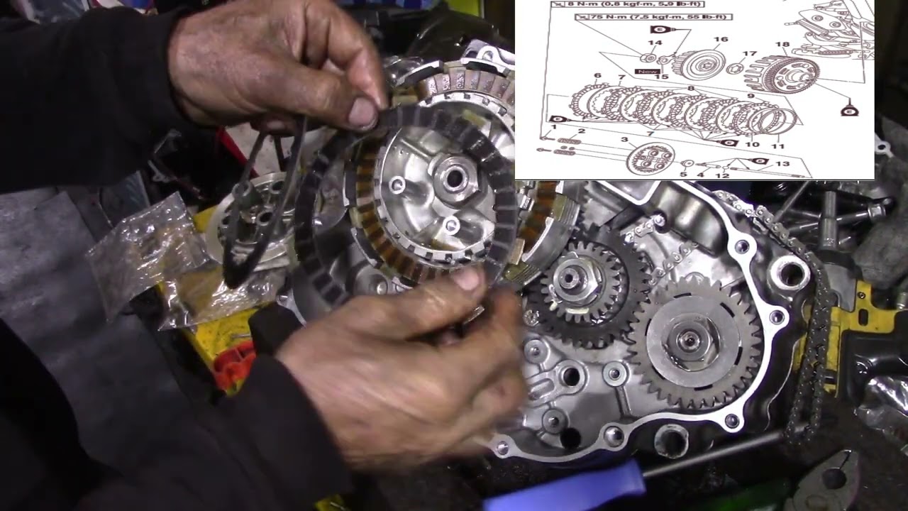 Yamaha F252 2 parte arme del motor