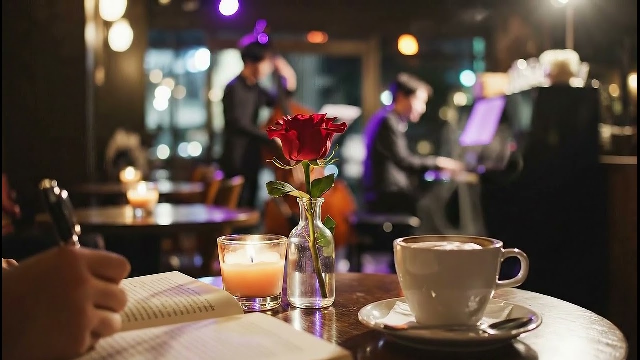 Smooth Midnight Cafe Jazz ☕ Calm Cozy Background Music (3 Hours)
