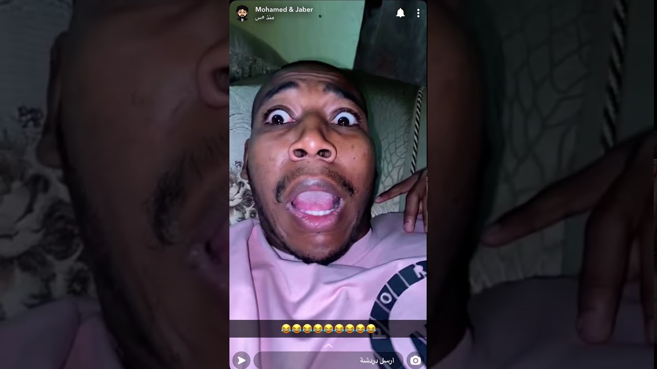 جابر الجيزاني|جابر ينام في بيت محمد ويجننه مايخليه ينام،يسمع ان في حساب محمد مليون شوف ردة فعلة😂💔