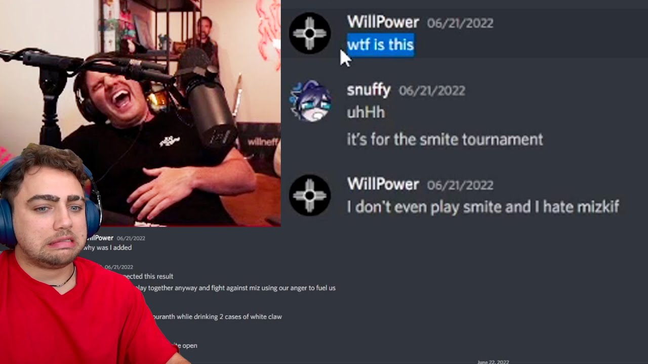 Mizkif added his Biggest Hater to the Smite Tournament by mistake