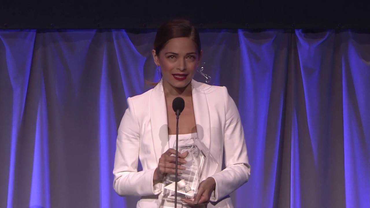 Kristin Kreuk accepts Canadian Award of Distinction at the 2019 Rockie Awards Gala