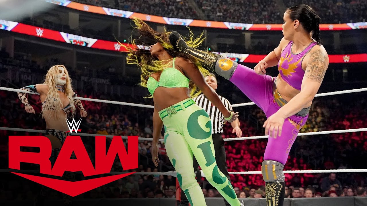 Командный матч из восьми женщин: Raw, 28 марта 2022 г.