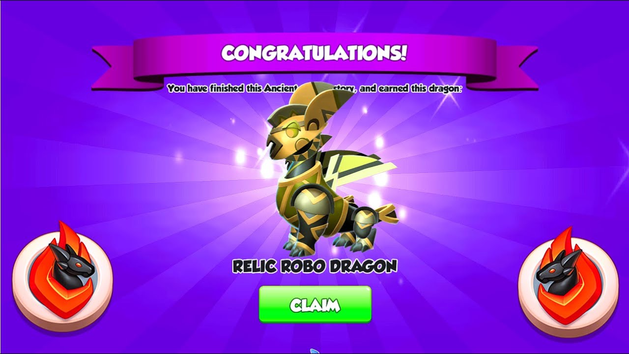 Finished Relic Robo Double event-Dragon Mania legends | Got New Badge and Relic robo dragon | DML