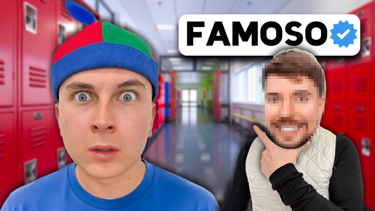 🚨 QUIÉN ES EL FAMOSO MISTERIOSO DE MI COLEGIO? 🤖