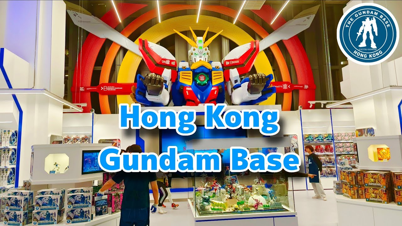 【The Gundam Base Hong Kong】香港首間高達官方旗艦店｜直擊限定版發售日｜1:2 神高達半身立像｜香港高達基地 ガンダムベース｜啟德雙子匯｜無之旅遊📸｜無之名😯