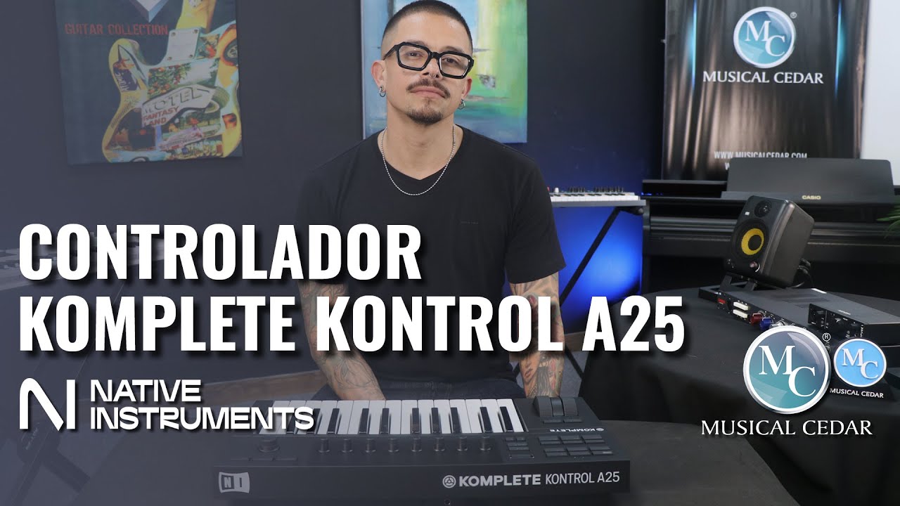 Controlador Komplete Kontrol A25 con Killabeatmaker
