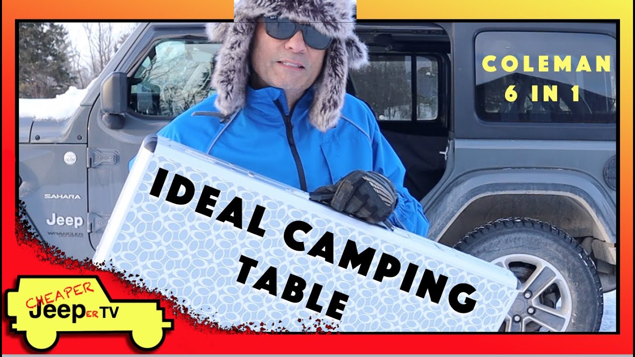 The Ideal Camping Table: The Coleman 6 in 1