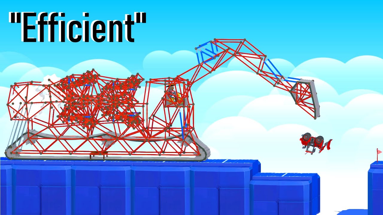 Creating a Functional Excavator in Poly Bridge 3