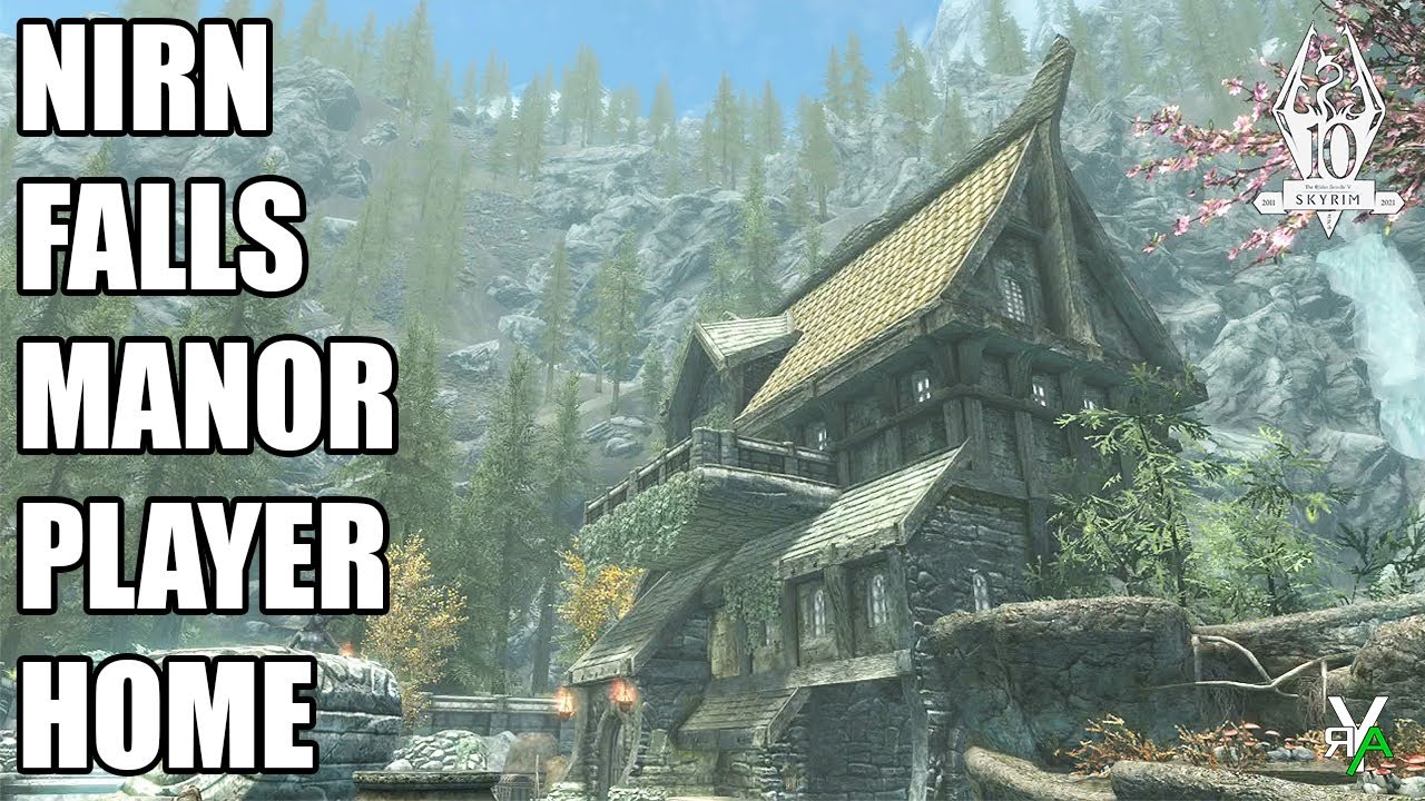 Xbox Skyrim AE: NIRN FALLS MANOR Player Home Mod Showcase