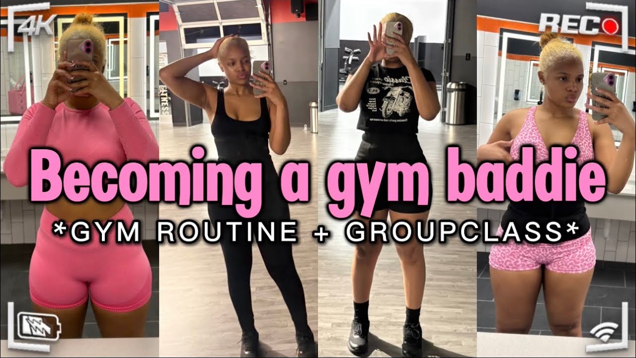 GYM VLOG | becoming HER + building consistency + confidence in the gym🎀🎧