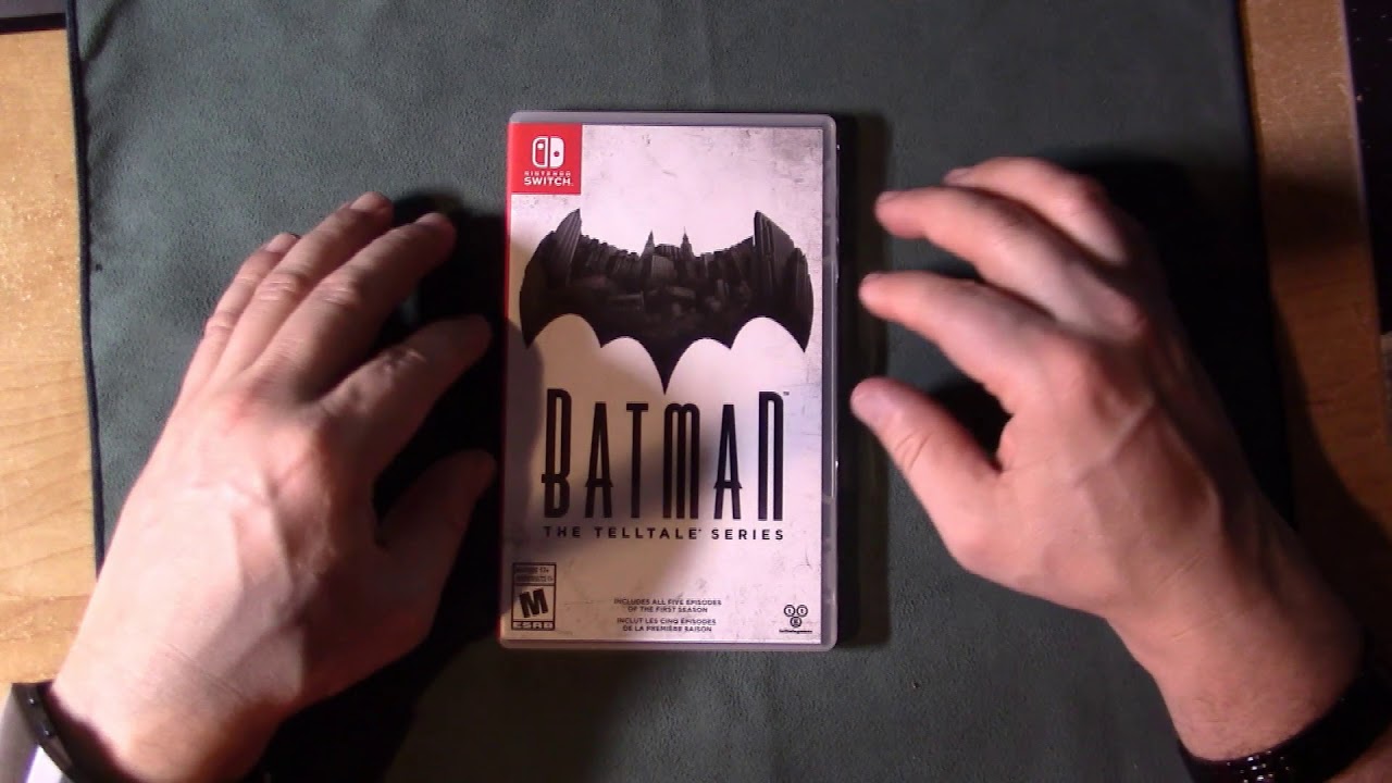 batman the telltale series unboxing for the switch