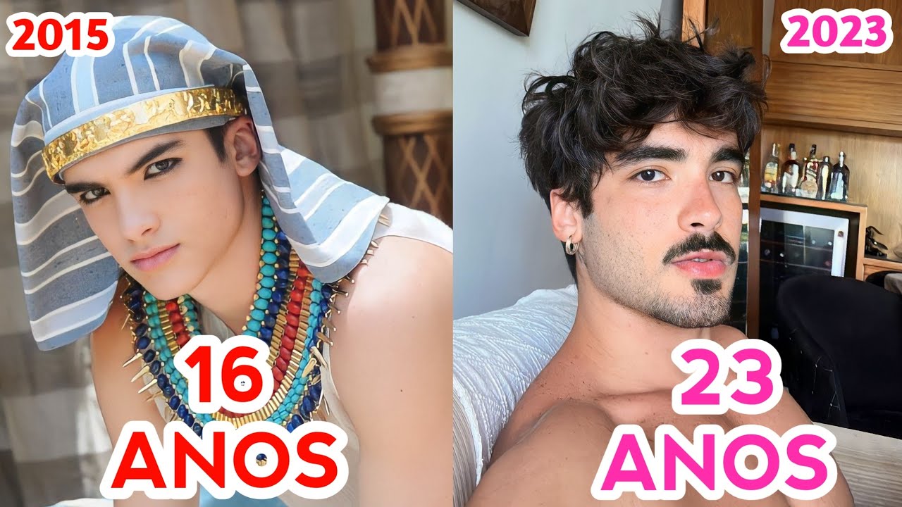 ANTES e DEPOIS dos ATORES de OS DEZ MANDAMENTOS com IDADES #parte2