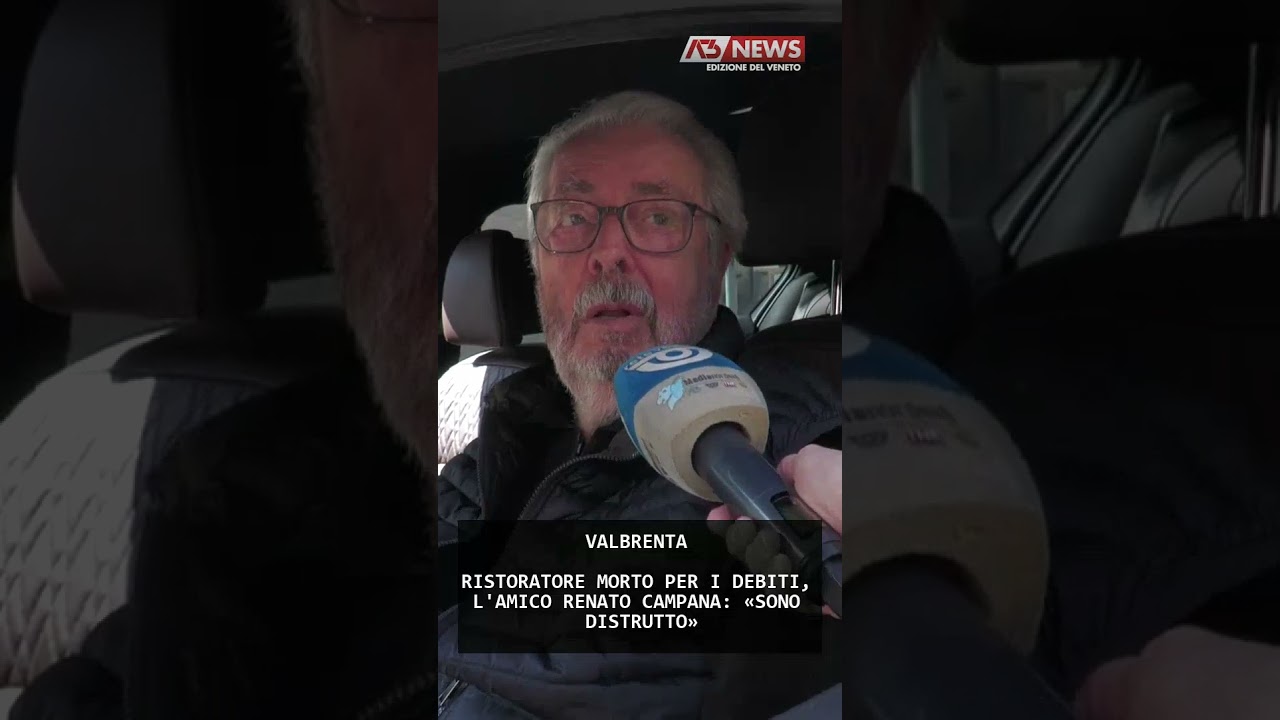 RISTORATORE MORTO PER I DEBITI, L'AMICO RENATO CAMPANA: &laquo;SONO DISTRUTTO&raquo; | 31/03/2026