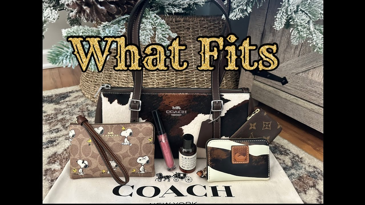 Что помещается в мою сумку Coach Asher